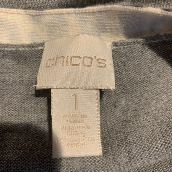 Chico's Animal Print Cardigan Size Medium - Picture 10 of 10